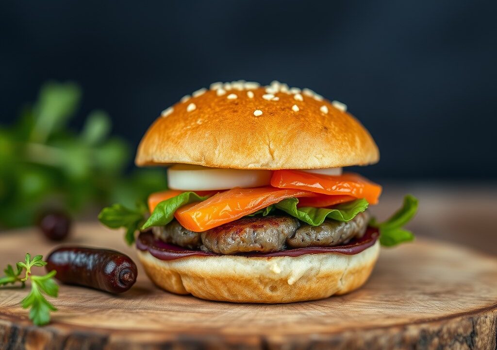 Bliniburger ‘s morgens, AI-gegenereerde illustratie
