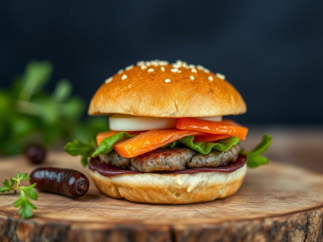 Bliniburger ‘s morgens — AI-gegenereerde illustratie