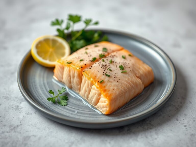 Bloedrode zalm — AI-gegenereerde illustratie