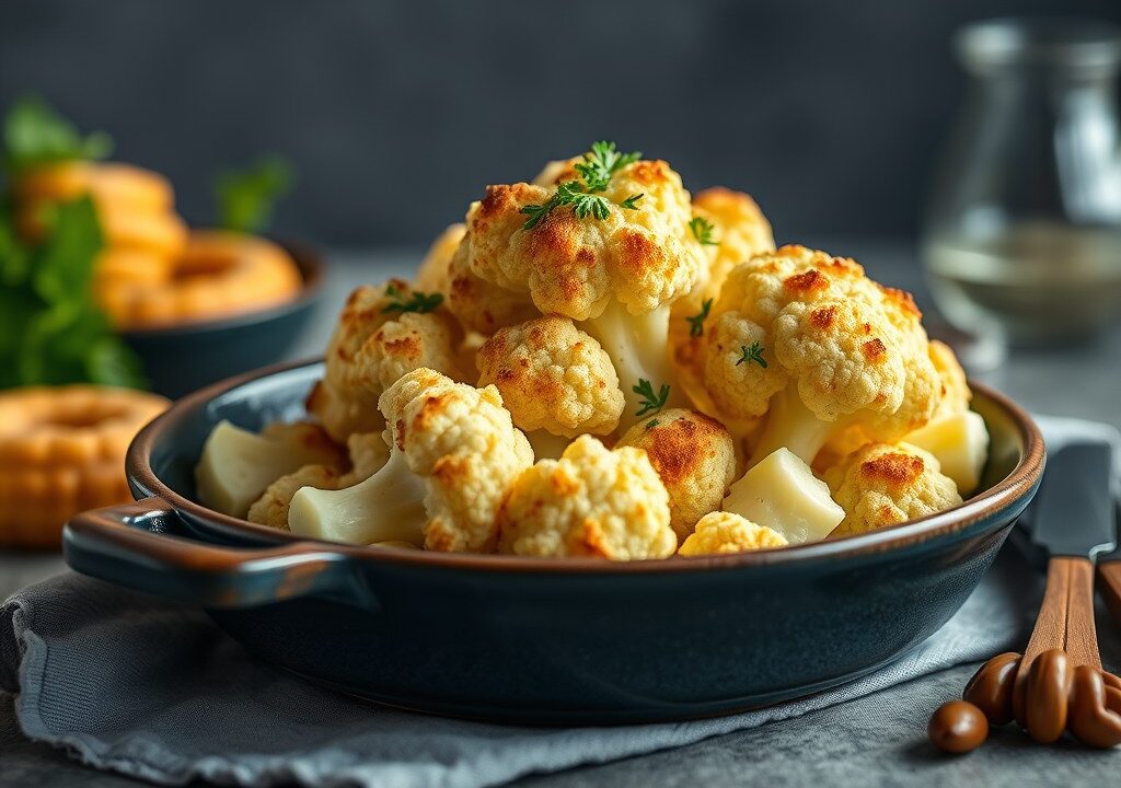 Bloemkool met hazelnoot (oven) — AI-gegenereerde illustratie