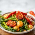 Boerenkool met gepofte paprika en chorizochips