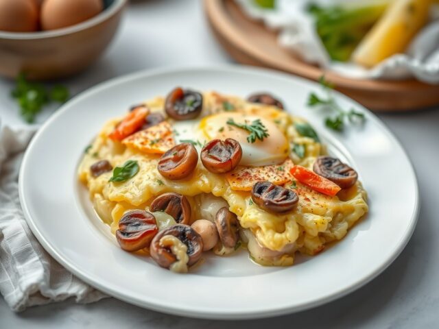 Boerenomelet met Oude Waerder of Blond Goud — AI-gegenereerde illustratie