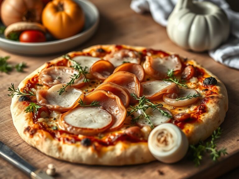 Boerenpizza — AI-gegenereerde illustratie