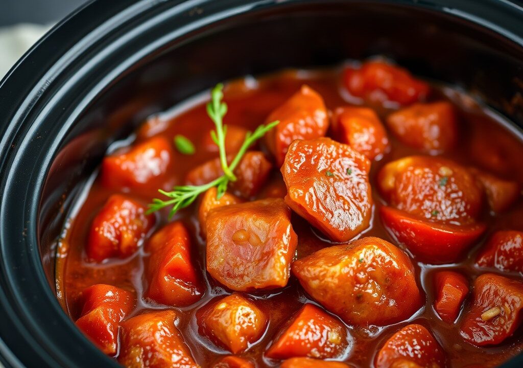Bolognaisesaus (Slowcooker) — AI-gegenereerde illustratie