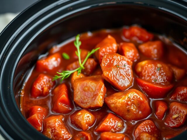 Bolognaisesaus (Slowcooker) — AI-gegenereerde illustratie