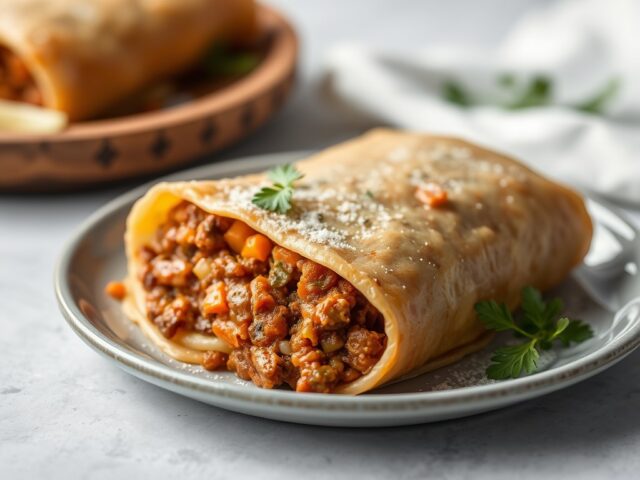 bolognese loempia — AI-gegenereerde illustratie