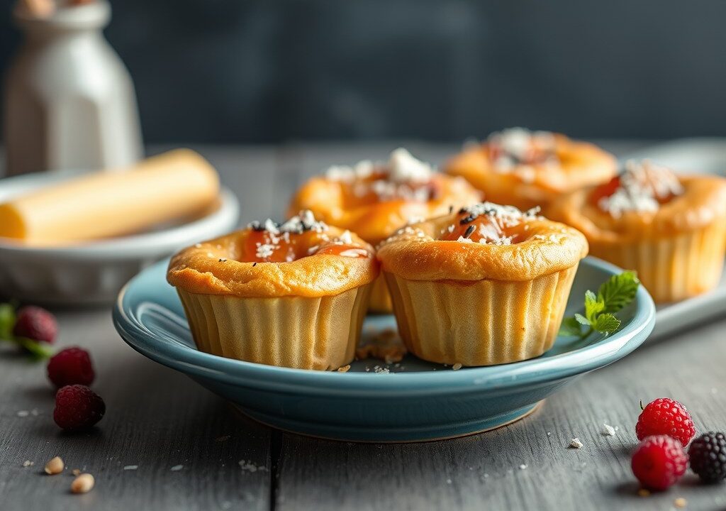 Borrelhapjes recept pasteitjes Jamaicaans — AI-gegenereerde illustratie