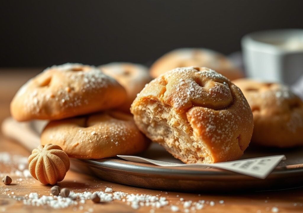 Boterkoek met 2 soorten gember — AI-gegenereerde illustratie