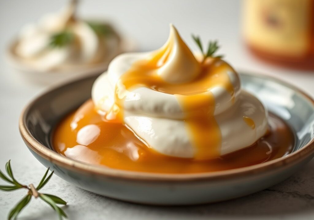 Bourbon-saus — AI-gegenereerde illustratie