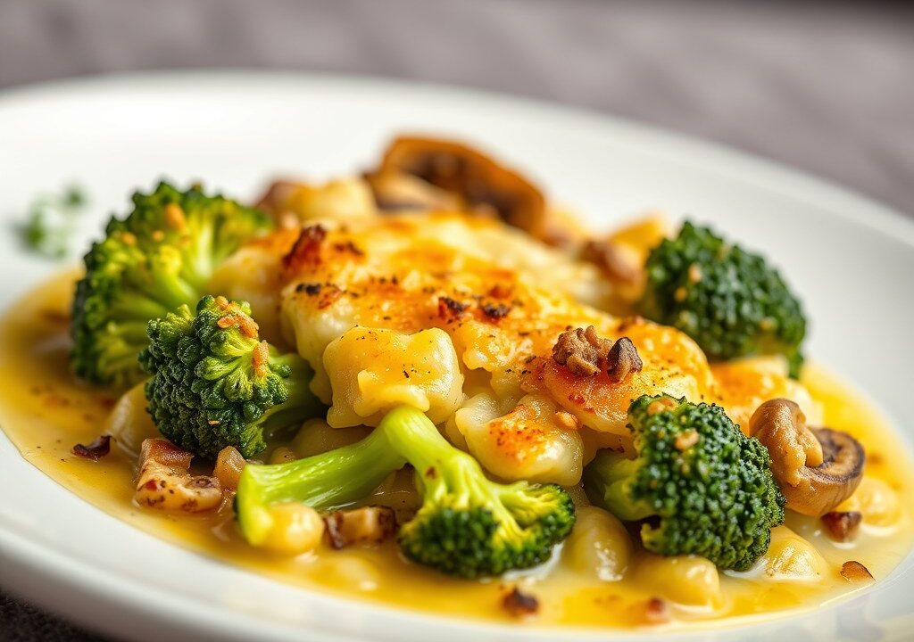 Broccoli Gratin — AI-gegenereerde illustratie