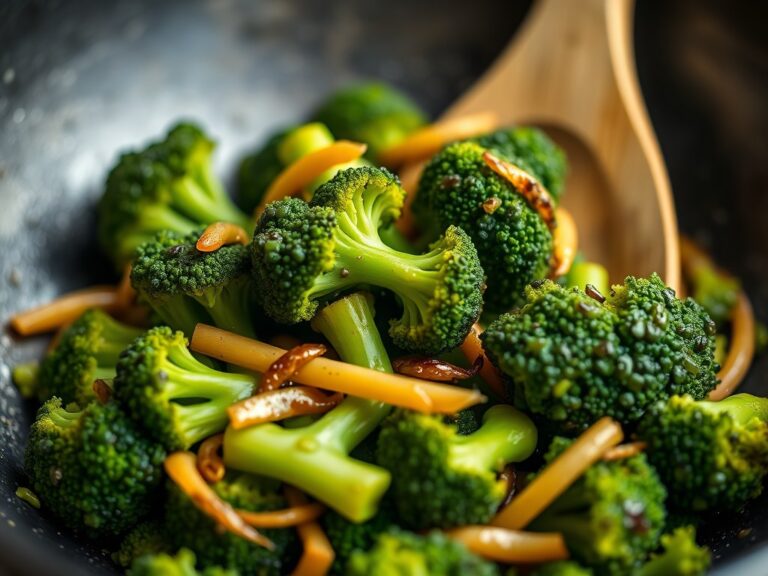 Broccoli met gember — AI-gegenereerde illustratie