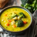 Broccolisoep met blauwe kaas