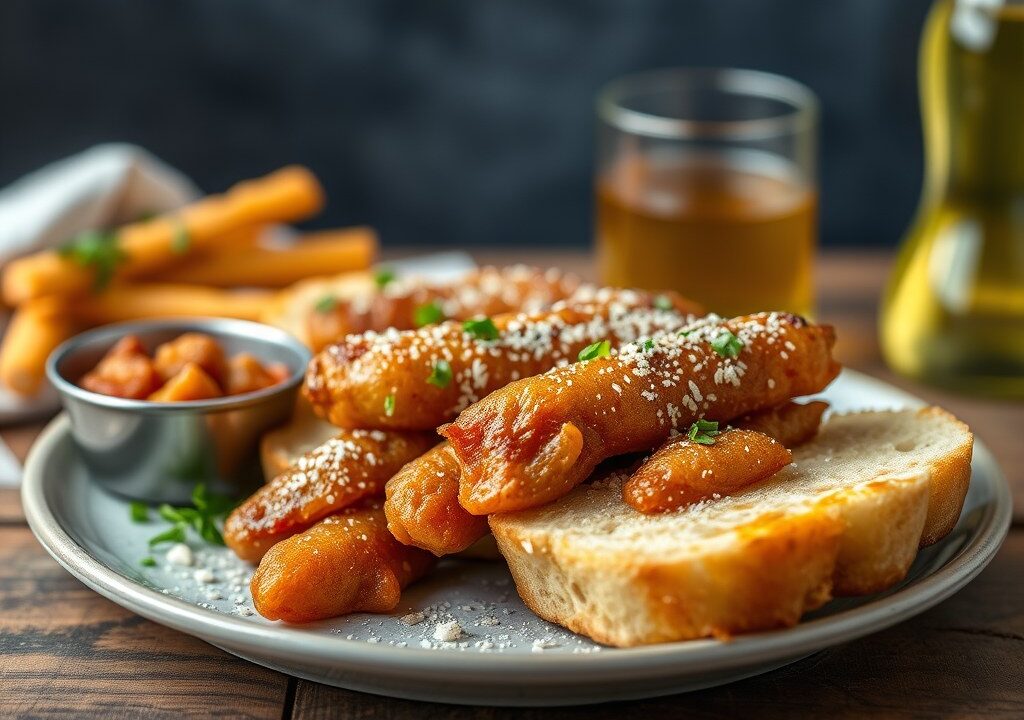 Broodje frikandel anders, AI-gegenereerde illustratie