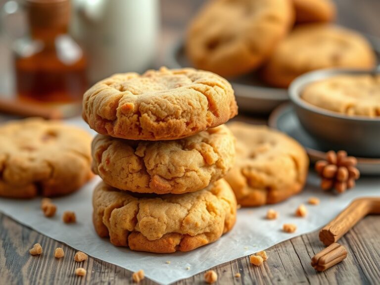 Butterscotch cookies — AI-gegenereerde illustratie