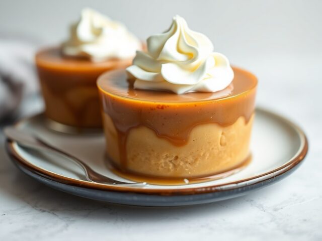 Butterscotch Pudding met Malt — AI-gegenereerde illustratie