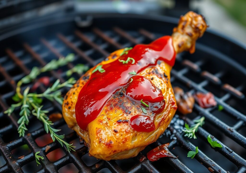Cajun kip — AI-gegenereerde illustratie