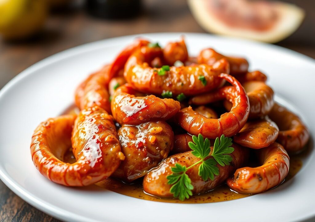 Calamares en adobo (gemarineerd) — AI-gegenereerde illustratie