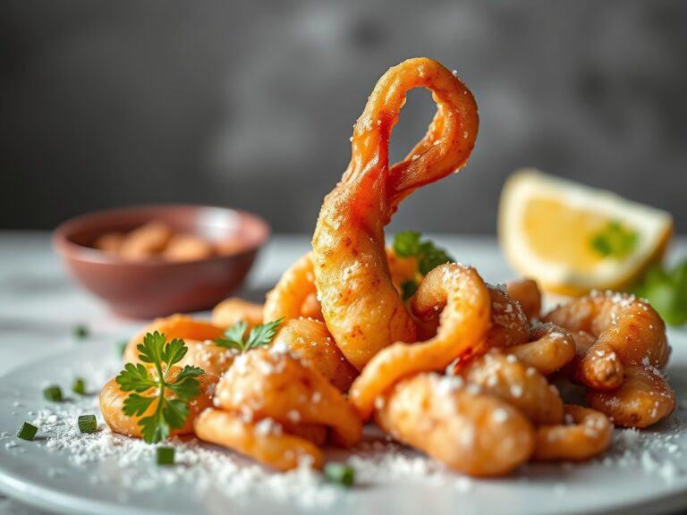 Calamares fritos, estilo andaluz (opm) — AI-gegenereerde illustratie
