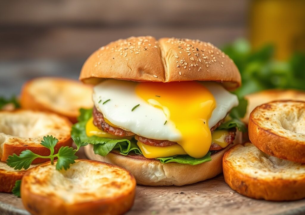 Camemburger — AI-gegenereerde illustratie