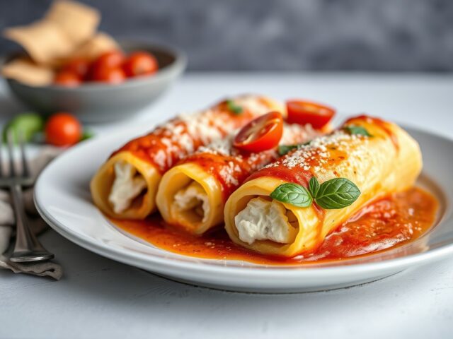 Cannelloni alla Napolitano — AI-gegenereerde illustratie