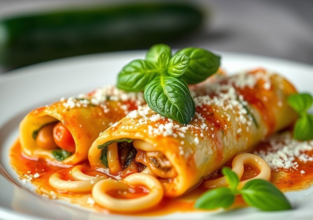 Cannelloni met kreeft — AI-gegenereerde illustratie