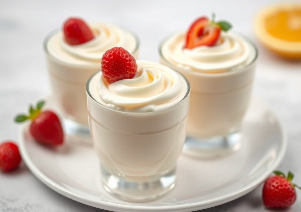 Champagnemousse — AI-gegenereerde illustratie