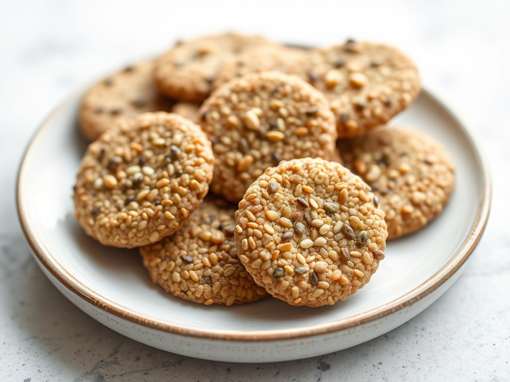 Chia crackers, AI-gegenereerde illustratie