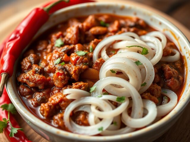 Chili Con Carne — AI-gegenereerde illustratie