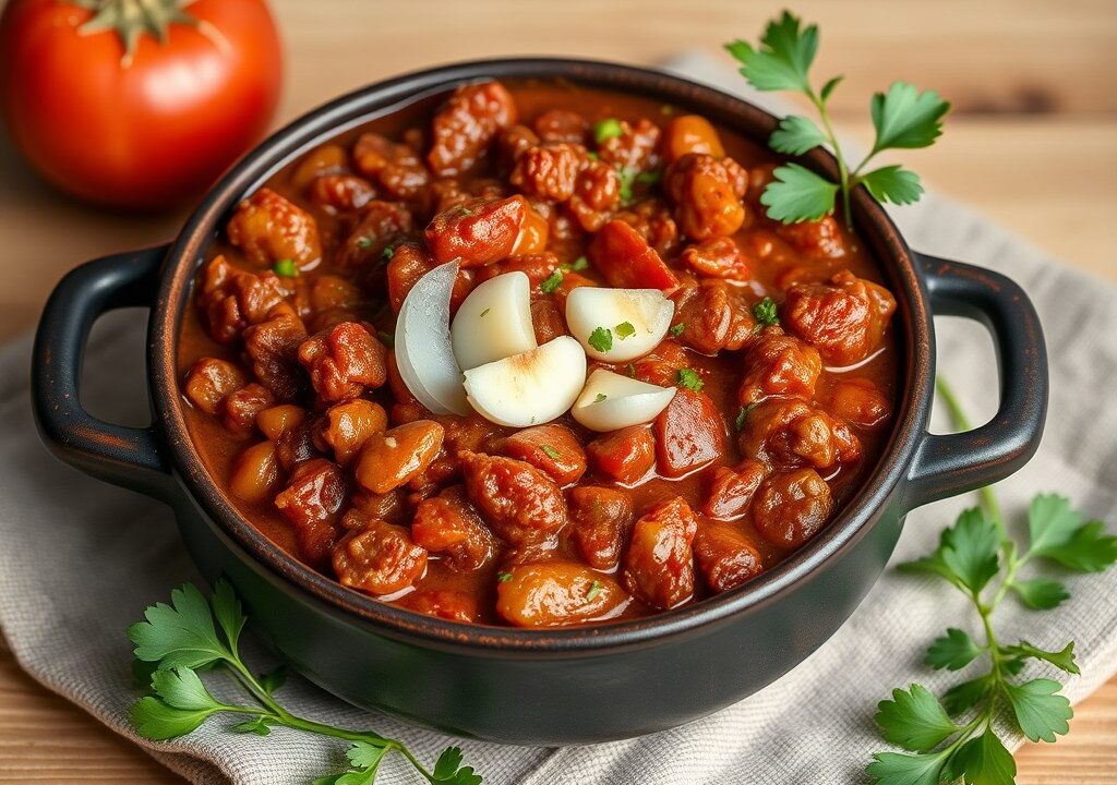Chili con Carne III, AI-gegenereerde illustratie