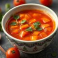 Chineese zoet/zure kippen- tomatensoep