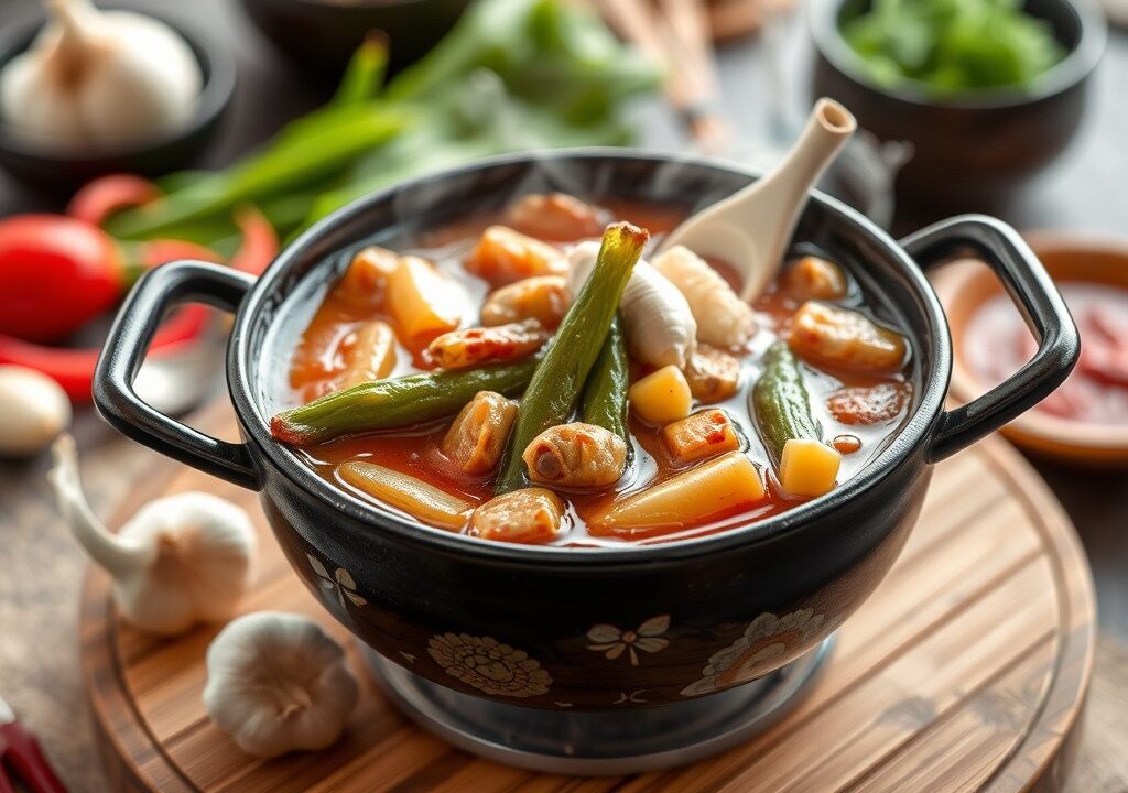 Chinese Hotpot = Chinese Fondue, AI-gegenereerde illustratie