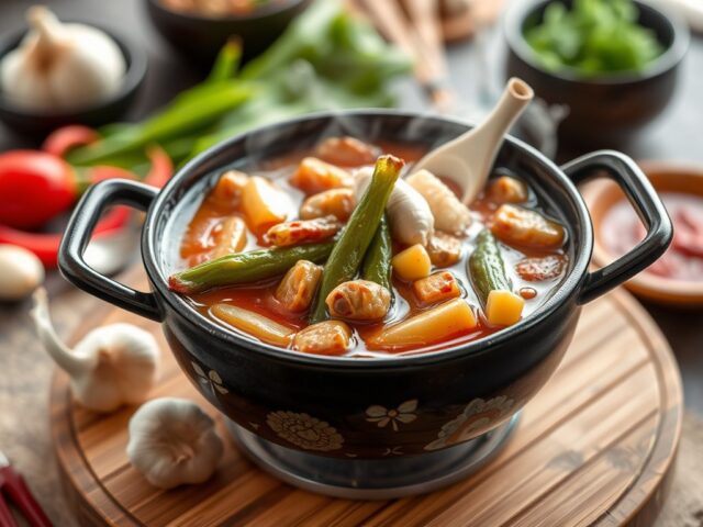 Chinese Hotpot = Chinese Fondue — AI-gegenereerde illustratie