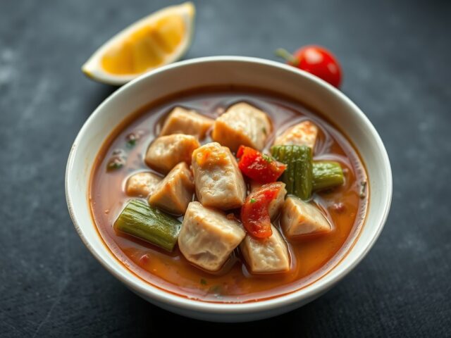 Chinese Kippensoep — AI-gegenereerde illustratie