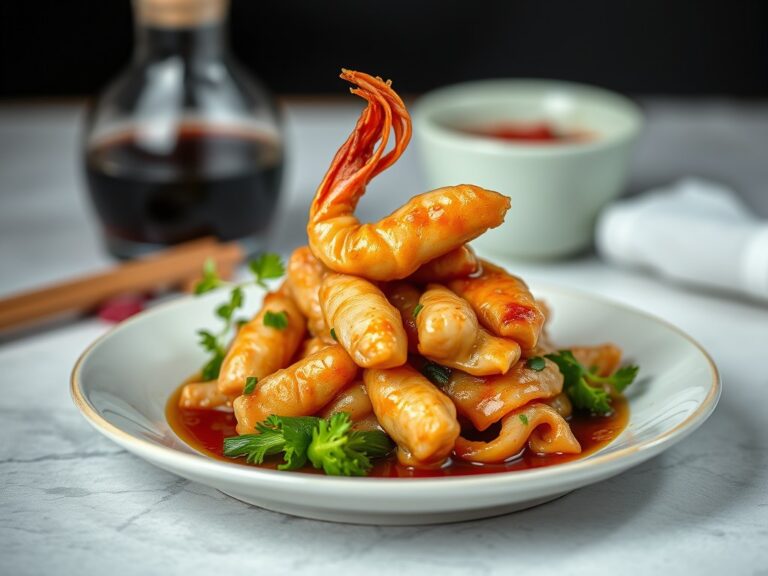 Chinese marinade met rijstwijn of sherry — AI-gegenereerde illustratie