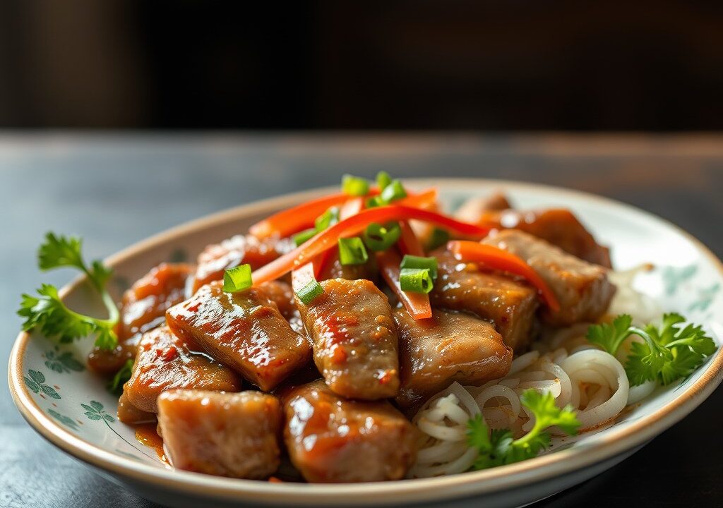 Chinese Steak, AI-gegenereerde illustratie