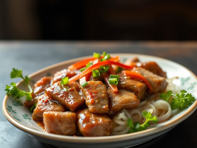Chinese Steak — AI-gegenereerde illustratie