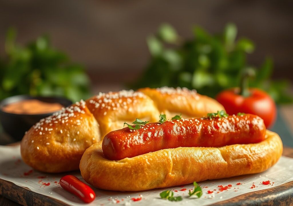 Chipolata broodjes — AI-gegenereerde illustratie