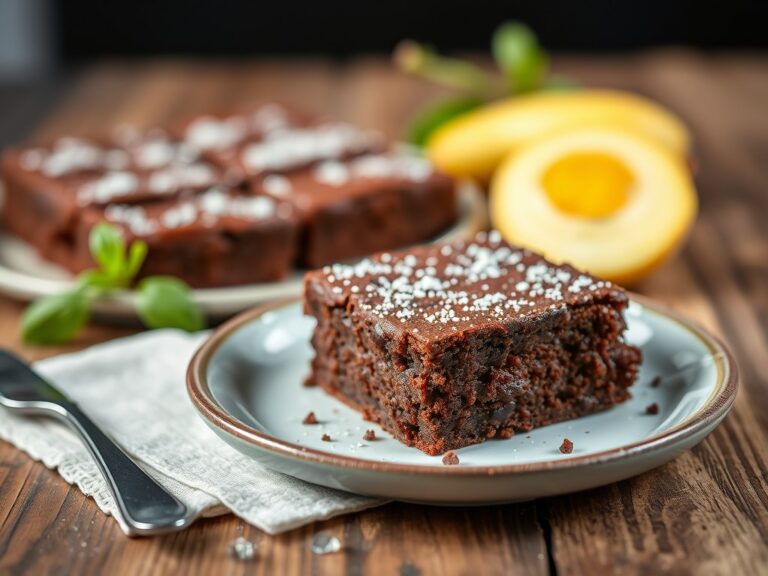 Chocolade Chilibrownie — AI-gegenereerde illustratie