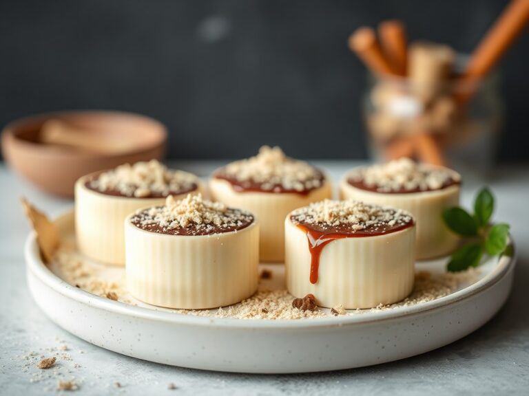 Chocolade kardemom-potjes — AI-gegenereerde illustratie
