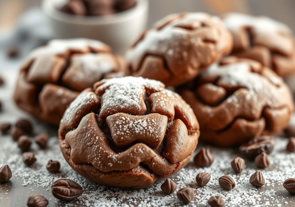 Chocolade Koekjes — AI-gegenereerde illustratie