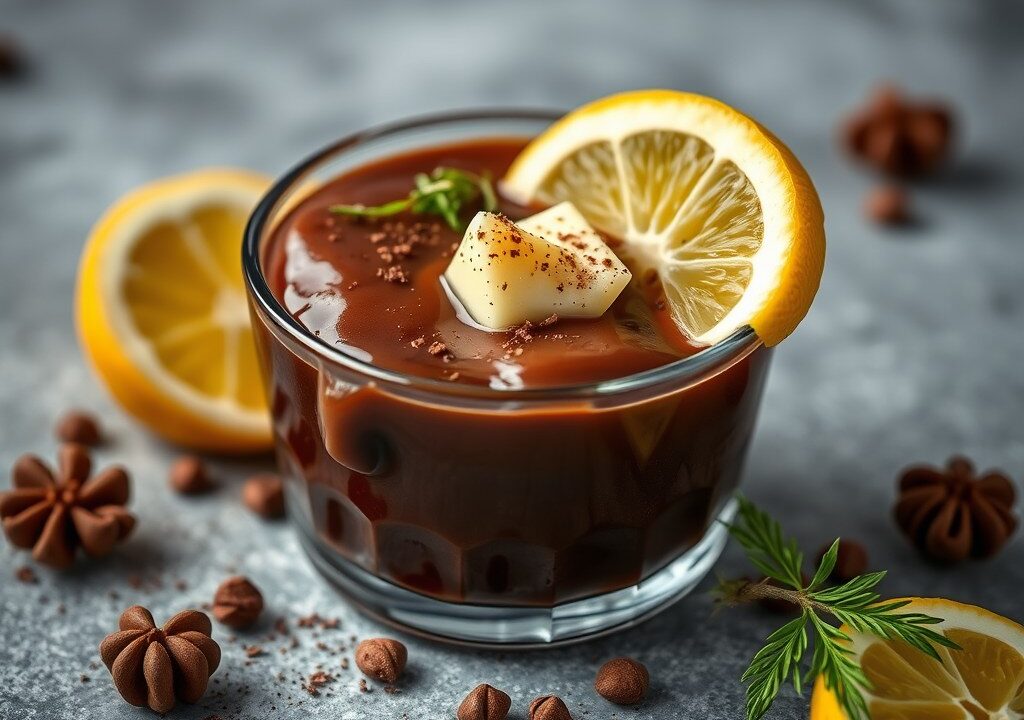 Chocolade met kaas — AI-gegenereerde illustratie