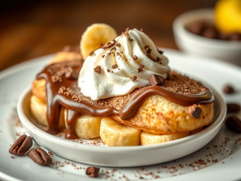 Chocoladebananen als dessert