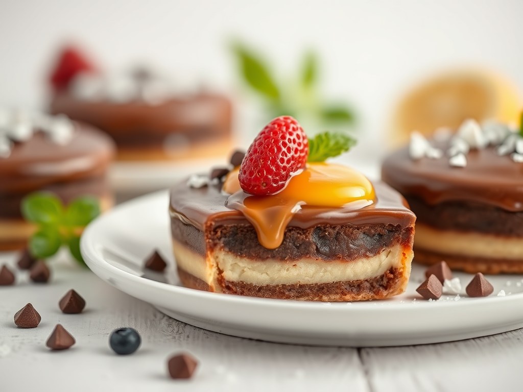 Chocoladecakjes voor Pasen, AI-gegenereerde illustratie