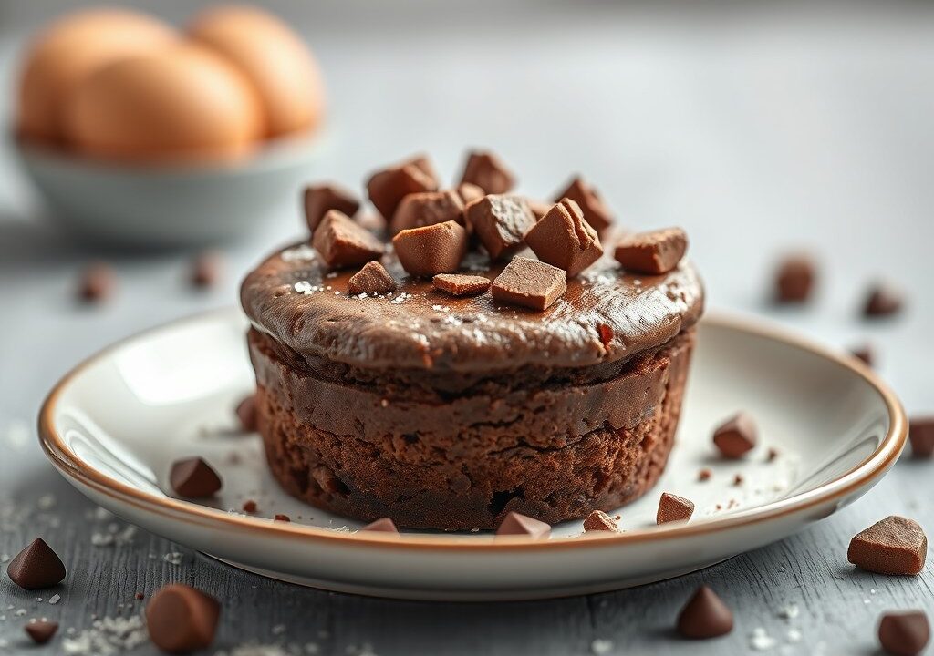 Chocolademoelleux — AI-gegenereerde illustratie