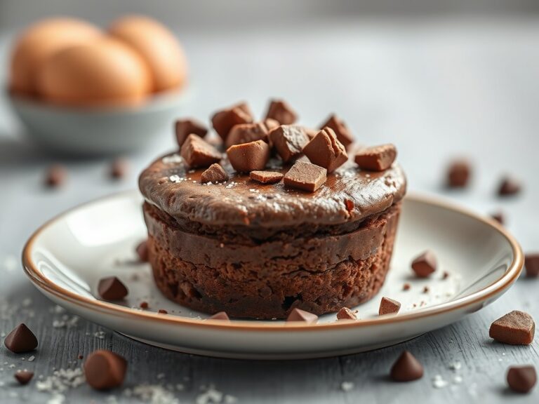 Chocolademoelleux — AI-gegenereerde illustratie
