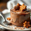 Chocolademousse met Hasseltse speculaas