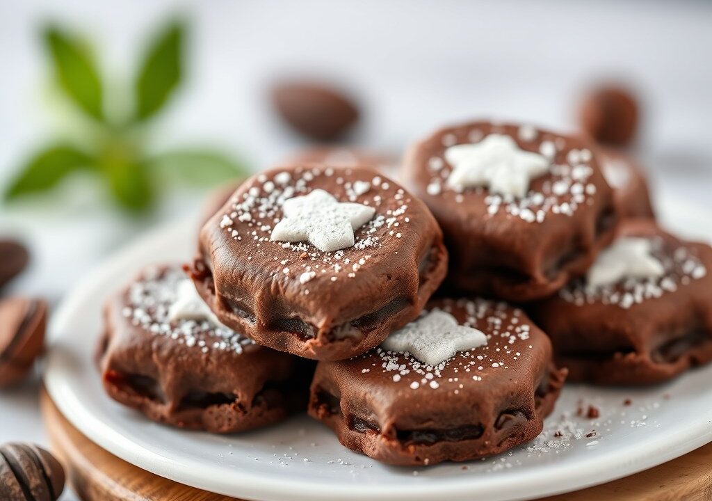 Chocoladewafeltjes — AI-gegenereerde illustratie