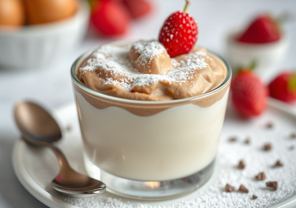 Chocomousse — AI-gegenereerde illustratie