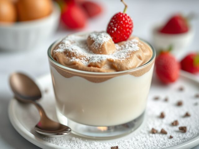 Chocomousse — AI-gegenereerde illustratie