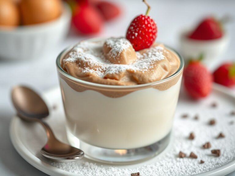 Chocomousse — AI-gegenereerde illustratie